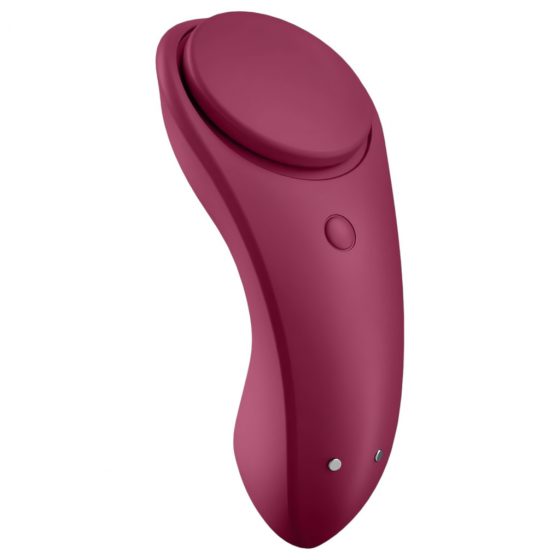 Satisfyer Sexy Secret - nabíjací, vodotesný smart vibrátor na klitoris (bordový)