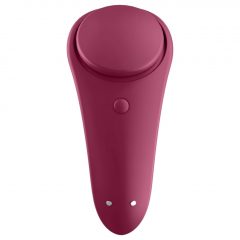   Satisfyer Sexy Secret - nabíjací, vodotesný smart vibrátor na klitoris (bordový)