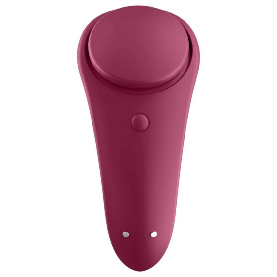 Satisfyer Sexy Secret - nabíjací, vodotesný smart vibrátor na klitoris (bordový)