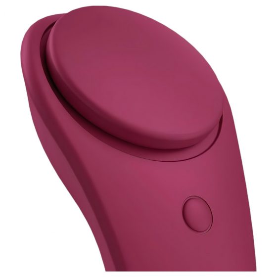 Satisfyer Sexy Secret - nabíjací, vodotesný smart vibrátor na klitoris (bordový)