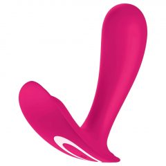   Satisfyer Top Secret - nabíjateľný, inteligentný, dvojmotorový vibrátor (ružový)