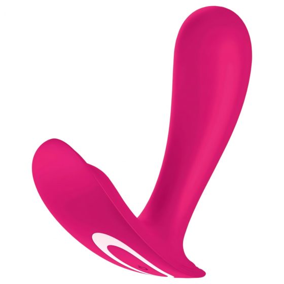 Satisfyer Top Secret - nabíjateľný, inteligentný, dvojmotorový vibrátor (ružový)