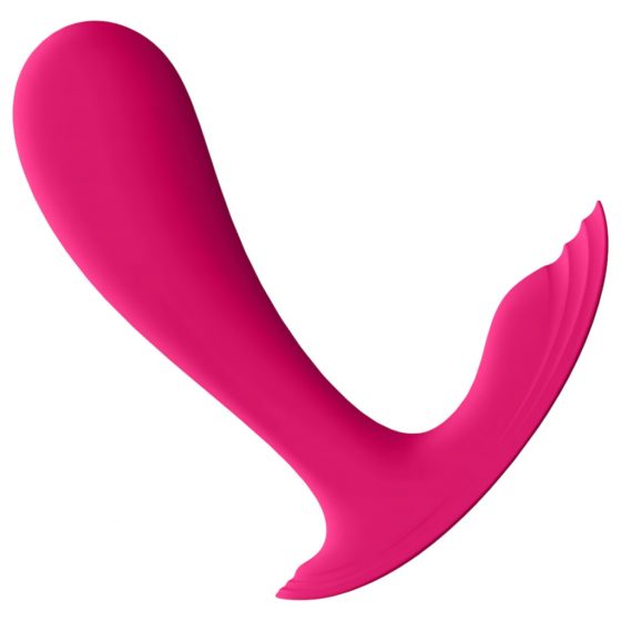 Satisfyer Top Secret - nabíjateľný, inteligentný, dvojmotorový vibrátor (ružový)