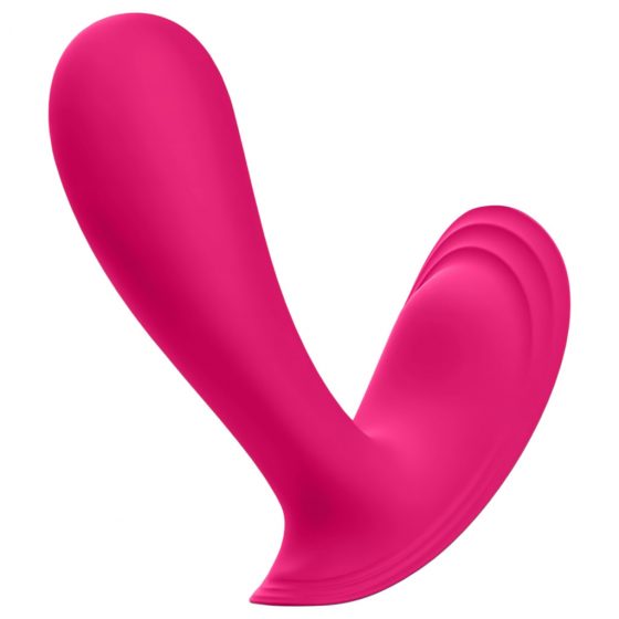 Satisfyer Top Secret - nabíjateľný, inteligentný, dvojmotorový vibrátor (ružový)