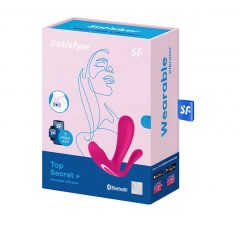   Satisfyer Top Secret Plus - nabíjací, inteligentný 3 kolíkový vibrátor (ružový)