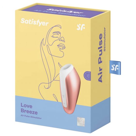 Satisfyer Love Breeze - nabíjací, vodotesný stimulátor na klitoris (broskyňový)