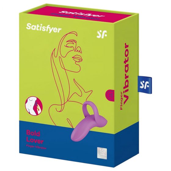 Satisfyer Bold Lover - nabíjateľný, vodotesný prstový vibrátor (ružový)