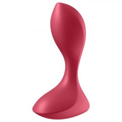   Satisfyer Backdoor Lover - nabíjací, vodotesný análny vibrátor (červený)