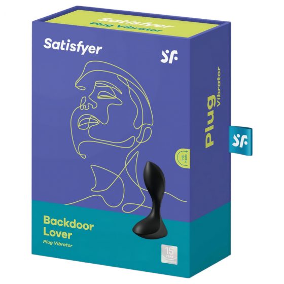 Satisfyer Backdoor Lover - nabíjací, vodotesný análny vibrátor (čierny)