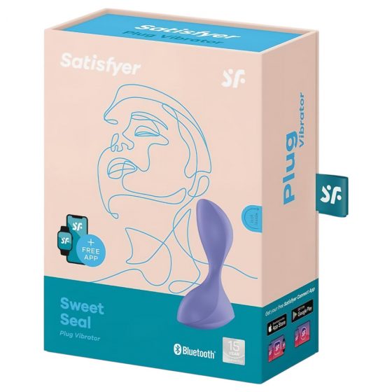 Satisfyer Sweet Seal - inteligentný análny vibrátor (fialový)