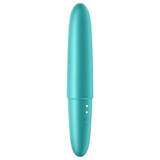 Satisfyer Ultra Power Bullet 6 - nabíjací, vodotesný vibrátor (tyrkysový)