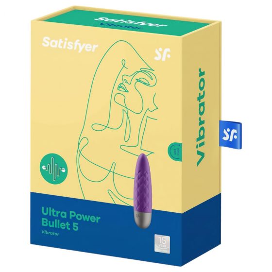 Satisfyer Ultra Power Bullet 5 - nabíjací, vodotesný vibrátor (fialový)