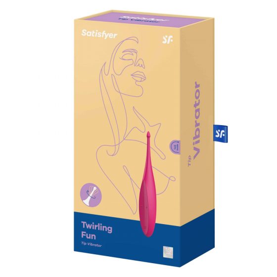 Satisfyer Twirling Fun - nabíjací, vodotesný vibrátor na klitoris (magenta)