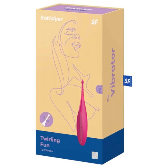 Satisfyer Twirling Fun - nabíjací, vodotesný vibrátor na klitoris (magenta)