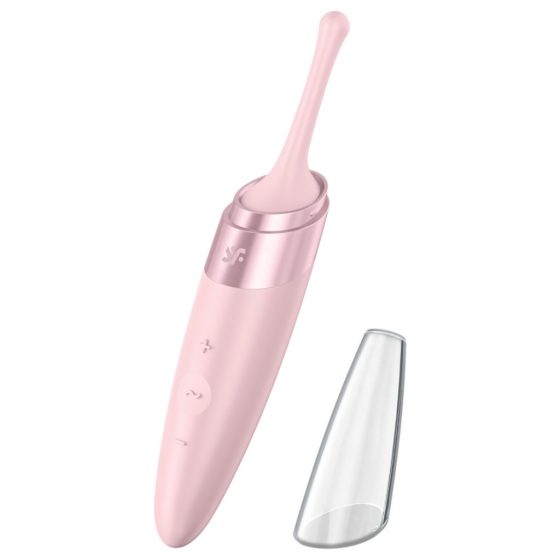 Satisfyer Twirling Delight - nabíjateľný, vodeodolný klitorisový vibrátor (ružový)