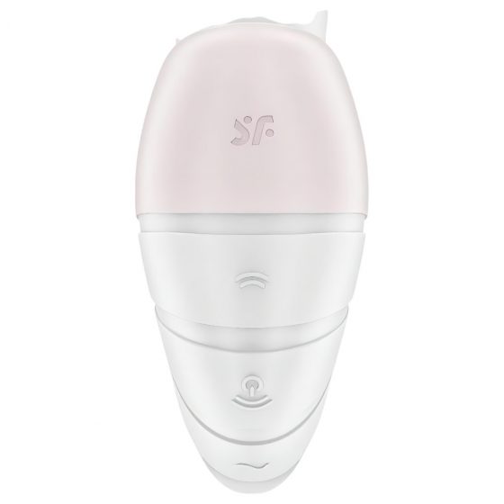 Satisfyer Supernova - nabíjací vibrátor 2in1 so vzduchovou vlnou (biely)