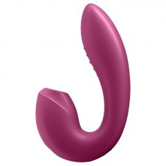   Satisfyer Sunray - nabíjací vibrátor 2in1 so vzduchovou vlnou (červený)