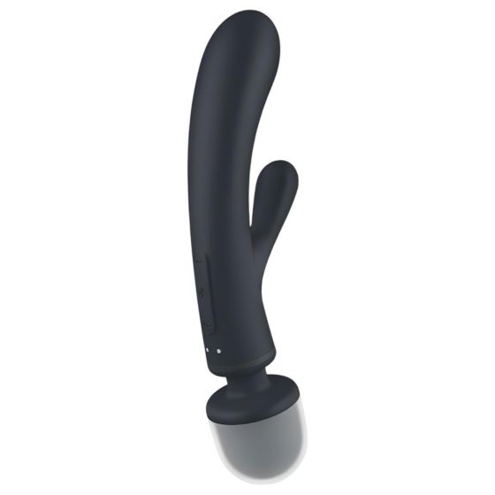 Satisfyer Triple Lover - vibrátor na bod G a masážny vibrátor (strieborný)