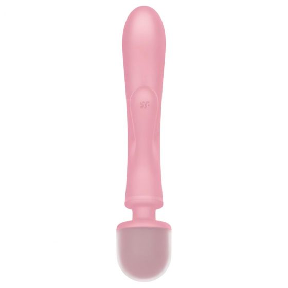 Satisfyer Triple Lover - vibrátor na bod G a masážny vibrátor (ružový)