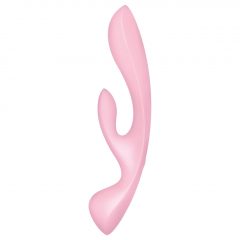   Satisfyer Triple Oh - dobíjací vibrátor s tyčinkou (ružový)