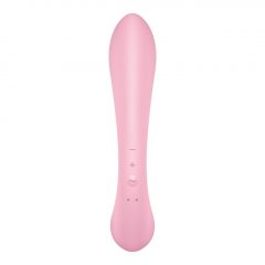   Satisfyer Triple Oh - dobíjací vibrátor s tyčinkou (ružový)