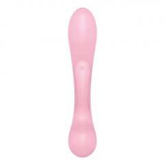   Satisfyer Triple Oh - dobíjací vibrátor s tyčinkou (ružový)