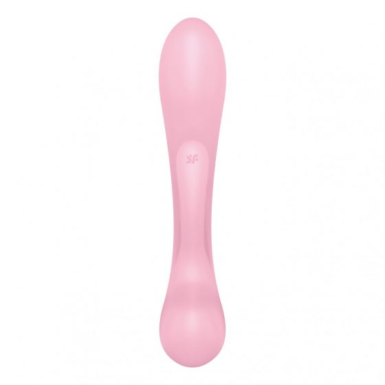 Satisfyer Triple Oh - dobíjací vibrátor s tyčinkou (ružový)