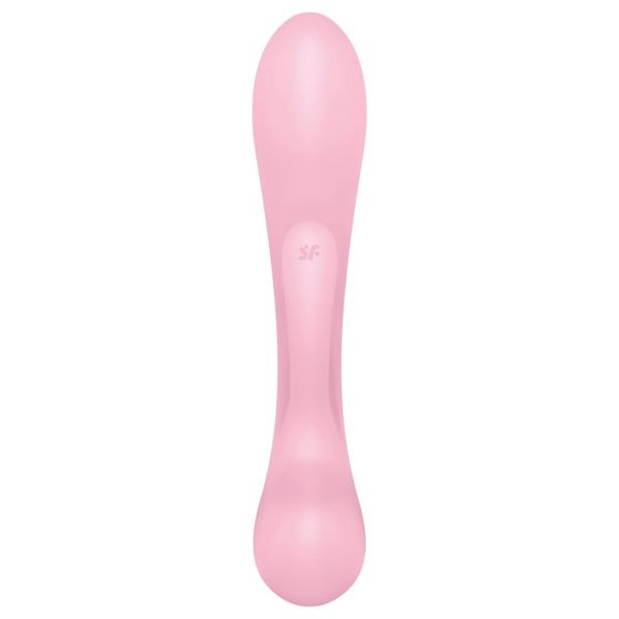 Satisfyer Triple Oh - dobíjací vibrátor s tyčinkou (ružový)