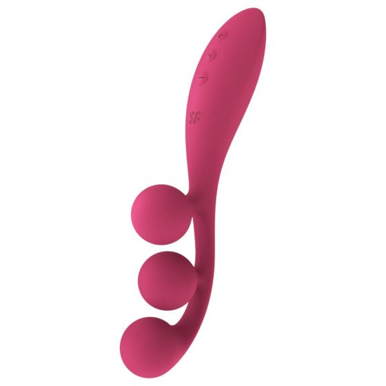 Satisfyer Tri Ball 1 - dobíjací multifunkčný vibrátor (červený)