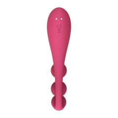   Satisfyer Tri Ball 1 - dobíjací multifunkčný vibrátor (červený)