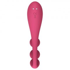   Satisfyer Tri Ball 1 - dobíjací multifunkčný vibrátor (červený)