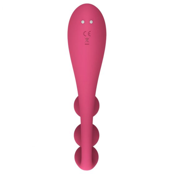 Satisfyer Tri Ball 1 - dobíjací multifunkčný vibrátor (červený)