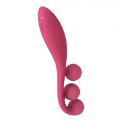   Satisfyer Tri Ball 1 - dobíjací multifunkčný vibrátor (červený)