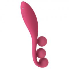   Satisfyer Tri Ball 1 - dobíjací multifunkčný vibrátor (červený)