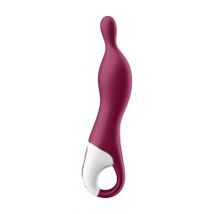   Satisfyer A-Mazing 1 - dobíjací vibrátor s bodom A (červený)