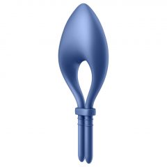   Satisfyer Bullseye - nabíjací, inteligentný vibračný krúžok na penis (kráľovská modrá)