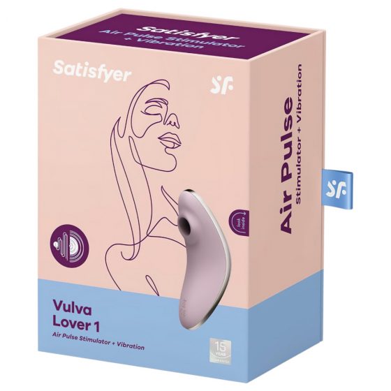 Satisfyer Vulva Lover 1 - nabíjací stimulátor klitorisu (fialový)