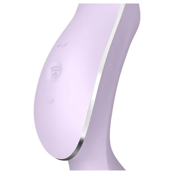 Satisfyer Curvy Trinity 2 - nabíjací vaginálny vibrátor so stimulátorom klitorisu (fialový)