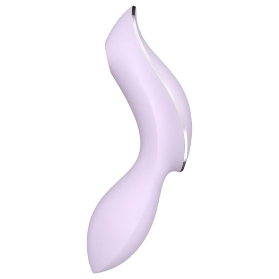 Satisfyer Curvy Trinity 2 - nabíjací vaginálny vibrátor so stimulátorom klitorisu (fialový)