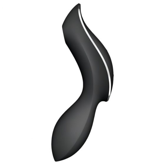 Satisfyer Curvy Trinity 2 - nabíjací vaginálny vibrátor so stimulátorom klitorisu (čierny)