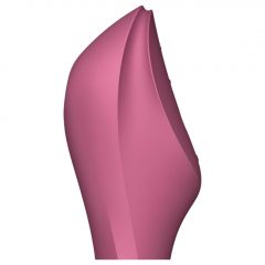   Satisfyer Curvy Trinity 3 - nabíjací vaginálny a klitorisový vibrátor (červený)