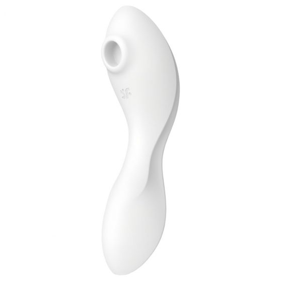 Satisfyer Curvy Trinity 5+ - nabíjací, inteligentný 2in1 vibrátor (biely)