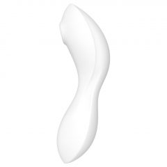   Satisfyer Curvy Trinity 5+ - nabíjací, inteligentný 2in1 vibrátor (biely)