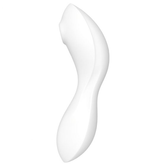 Satisfyer Curvy Trinity 5+ - nabíjací, inteligentný 2in1 vibrátor (biely)