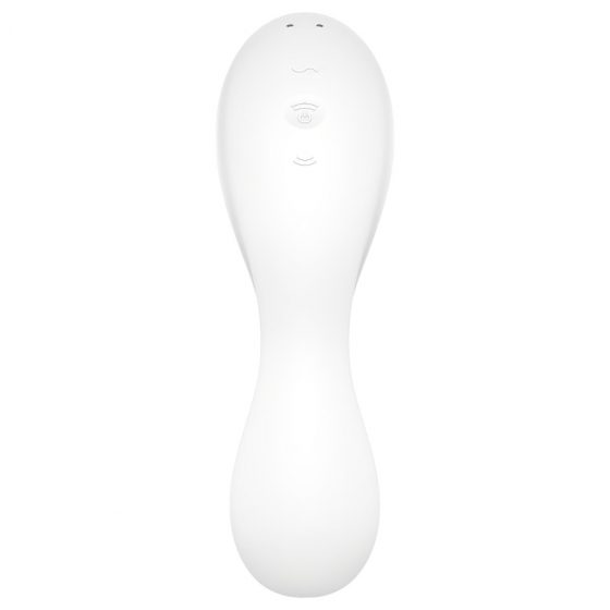 Satisfyer Curvy Trinity 5+ - nabíjací, inteligentný 2in1 vibrátor (biely)