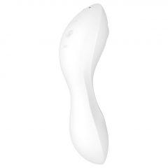   Satisfyer Curvy Trinity 5+ - nabíjací, inteligentný 2in1 vibrátor (biely)