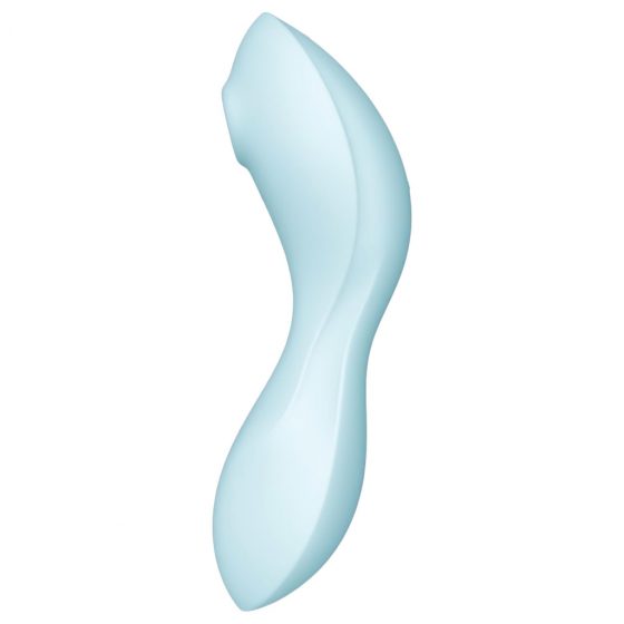 Satisfyer Curvy Trinity 5+ - nabíjací, inteligentný 2in1 vibrátor (modrý)