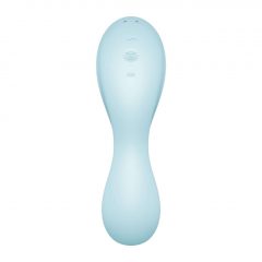   Satisfyer Curvy Trinity 5+ - nabíjací, inteligentný 2in1 vibrátor (modrý)