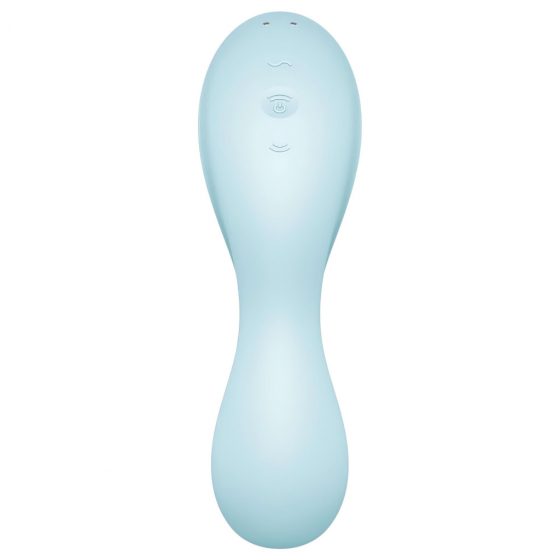 Satisfyer Curvy Trinity 5+ - nabíjací, inteligentný 2in1 vibrátor (modrý)