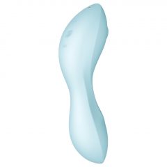   Satisfyer Curvy Trinity 5+ - nabíjací, inteligentný 2in1 vibrátor (modrý)